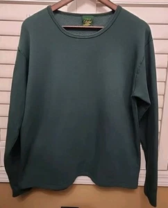 VTG Cabela’s Women's Size XL Green Pullover Sweater MADE IN USA Very Soft - Picture 1 of 8
