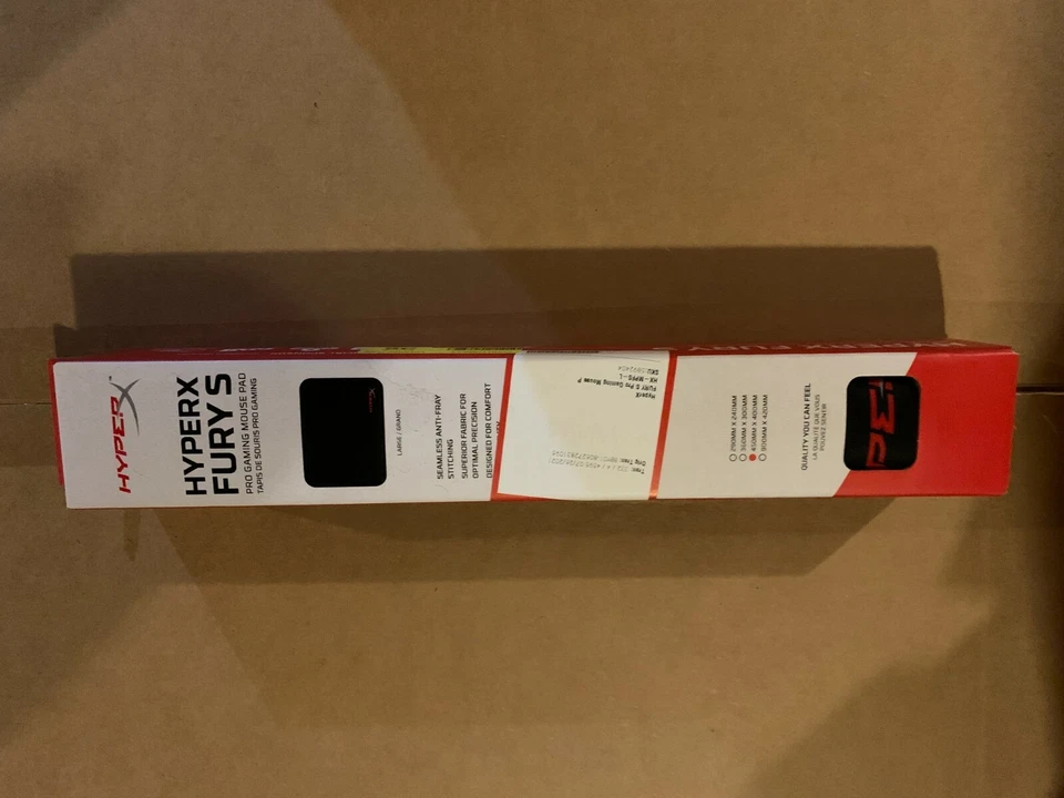 HyperX - FURY S Pro Gaming Mouse Pad (Large) - Black - Image 1 of 1