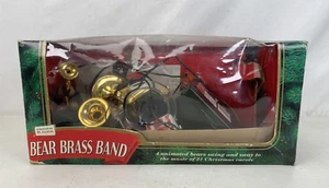 Mr. Christmas Bear Brass Band Musical Animated Christmas Decor Great Condition - Picture 1 of 2