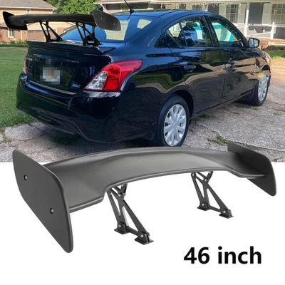 46" Rear Trunk Spoiler Tail GT Style+Racing Wing For Nissan Versa Sedan 12-19 - Image 1 of 4