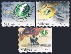 Malaysia 1125-1127,MNH. General assembly of World Veterans Federation,2006. - Picture 1 of 1