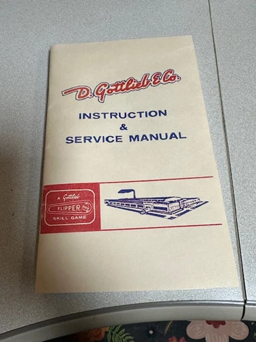 Psychedelic Gottlieb 1970 años 60 EM instrucciones y manual de máquina de servicio Foto 1 de 1