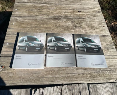 2012 Mercedes Benz Sprinter 2500 3500 Van Owner Operator Manual Set Extended - Image 1 of 4