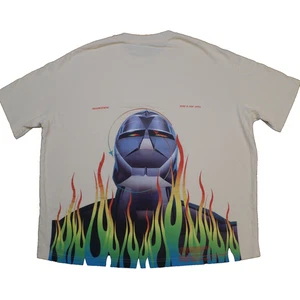 Camisa Robot Llama AWAKENING Para Hombres XL Espalda Gran Tamaño Estampado Gráfico KPOP Ropa de Calle - Imagen 1 de 13