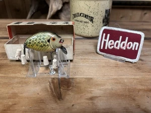 Vintage Heddon Punkinseed 730 CRA Crappie 1940er Holz & Box Barsch Angelköder - Bild 1 von 11