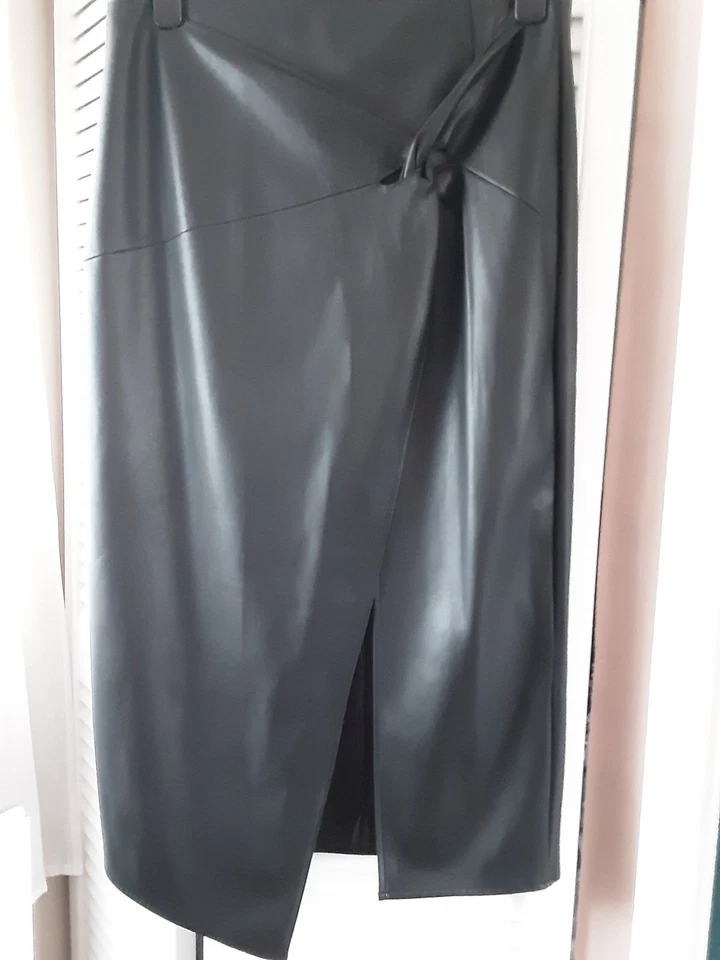 faux leather skirt - Image 1 of 4