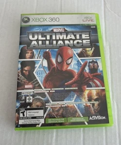 Marvel: Ultimate Alliance (Microsoft Xbox 360, 2006) Case and 2 Disc Inside CIB - Picture 1 of 5