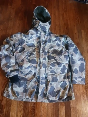Men's Sz XL CABELA'S 3 in 1 GORETEX LINED CAMO HOODED PARKA JACKET SHELL w/Inner - Image 1 of 4