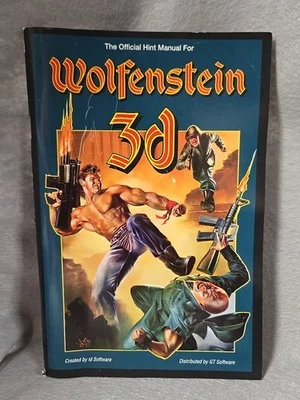 WOLFENSTEIN 3D Official Hint Manual 1992 Original Book Only NO GAME - Image 1 of 2