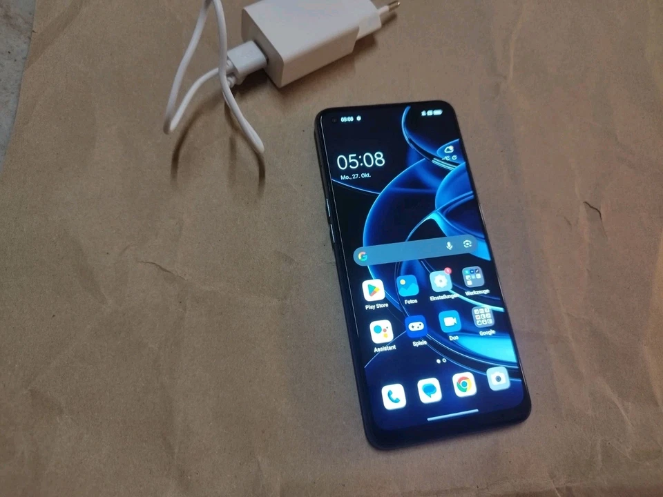 Oppo A74 Smartphone Handy 128 GB Blau - Bild 1 von 4