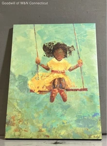 Swing No. 11 Print by Rebecca K Framed Signed - Picture 1 of 7