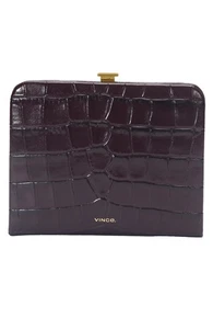 Herren-Geldbörse mit Kroko-Rahmen, stilvolles & vielseitiges modisches Accessoire für den Alltag - Bild 1 von 7