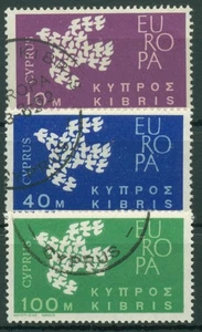 Zypern 1962 Europa CEPT Taube 197/99 gestempelt - Bild 1 von 1