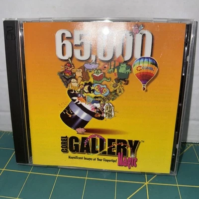 Corel Gallery Magic - 65,000 Clipart Images on 2 CDs - Image 1 of 4