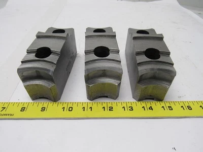 Cushman 05-201466 Lathe Chuck Jaws Pointed 4-7/8" X 2-5/16" X 1-3/4" Lot Of 3 Foto 1 de 4
