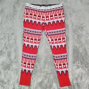 Pijama Térmico Victorias Secret Pantalones Logo Banda Azul y Rojo Rosa Talla GRANDE - Imagen 1 de 13