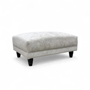 Fabb ‘Melody’ Bench Footstool Natural Chenille Fabric Large Upholstery BRAND NEW - Picture 1 of 7