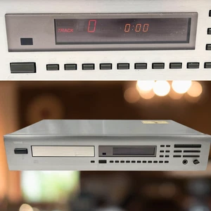 Yamaha CDX-100 CD-Player Vintage Stereo Audio Component getestet Japan silber - Bild 1 von 14