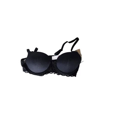 Lily of France Womens 34B Black Floral Lace Underwire Bra Style 2179541 NEW - Image 1 of 4