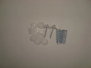 Mini lámina de fijación de uñas de techo de PVC corrugado (miniatura) 5 paquetes de 10 (50) - Imagen 1 de 3