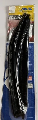 AVS Outside Mount Dark Smoke Side Window Vent Visors For Toyota Tundra 2007-2021 - Image 1 of 4