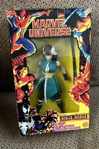 Figura de acción Toy Biz X-Men Ninja Rogue 1997 10" Universo Marvel NUEVO - Imagen 1 de 7