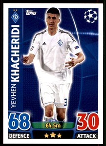 Match Attax Champions League (2015-16) Yevhen Khacheridi FC Dynamo Kyiv No. 294