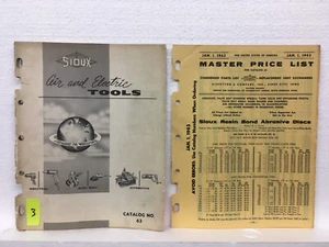 Vintage Sioux tool Catalog Air and Electric Iowa #63 1963 + Price list!  - Picture 1 of 7