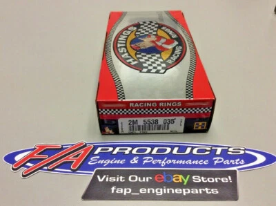 Hastings 2M5538035 4.00" + 035" Juego de anillos de pistón de plasma Moly de alto rendimiento Foto 1 de 2