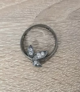 Pierre Lang Modeschmuck Statement Anhänger Lila Weiße Steine Alte Modelle - Bild 1 von 11
