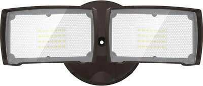 LEPOWER 3000LM LED Flood Light Outdoor Security Light Switch Controlled 28W NEW Brown