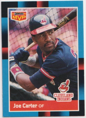 1988 Donruss MVP #BC-9 Joe Carter Cleveland Indians - Image 1 of 2