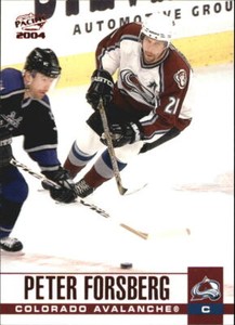 2003-04 Pacific Hockey Red #83 Peter Forsberg