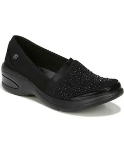 Bzees Shoes Crystals Red-Hot Gems Slip On Lifestyle Comfort Loafers Washable NEW - Picture 1 of 5