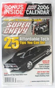 January 2006 Super Chevy Magazine NEW Sealed Calendar Tech Tips Installs - Foto 1 di 1