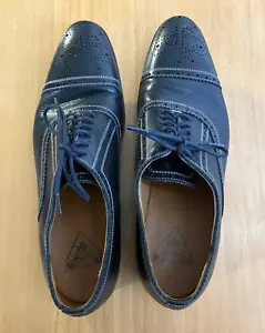 JOHN FLUEVOG Black Leather Oxford Cap Toe - Men US Size M10 Dress Shoes - Picture 1 of 22