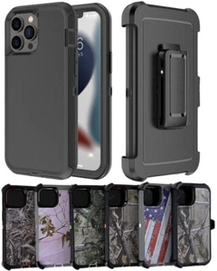 Rugged Defender Case for iPhone 11 / 11 Pro Max / With (Belt clip Fits OtterBox) - Picture 1 of 10