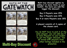 MTG Oath of the Gatewatch Choose your uncommon playset (x 4 cards) Multi-Buy