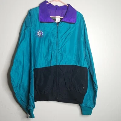 Chaqueta De Colección Arctic Cat Motor Deportes Moto de Nieve Púrpura Verde Azulado Talla XXL Arctco Inc Foto 1 de 4