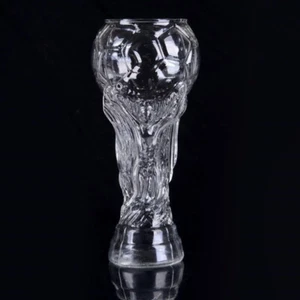 World Cup High-Borosilicate Glass Trophy-shape Beer Mug Glass Cup,450ml - Picture 1 of 3