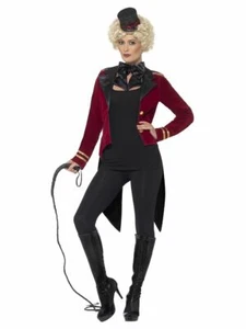 NEW Ladies Ringmaster The Greatest Showman Adults Fancy Dress Costume - Picture 1 of 1