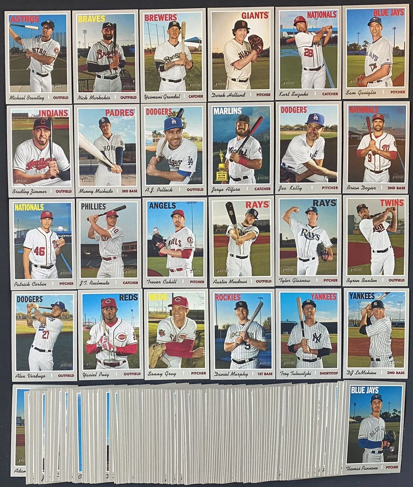 2019 Topps Heritage - Baseball Cards - #485-725 - Complete Your Set - You U Pick - Image 1 of 1