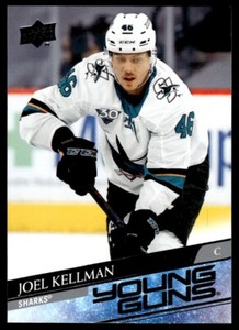 2020-21 Upper Deck Young Guns Joel Kellman Rookie San Jose Sharks #498 R61