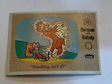 Vintage Fleer Herman and Katnip Trading Card # 10 Harvey Famous Cartoons