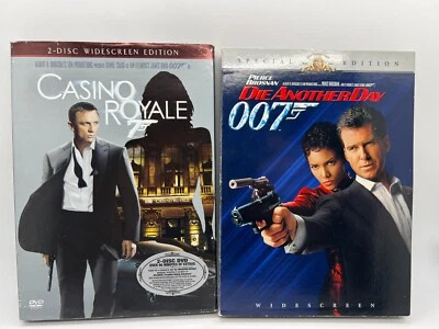 Die Another Day 007 Casino Royale 007 Bundle Lot 2 DVD Movies Wide Screen 2 Disc - Image 1 of 4