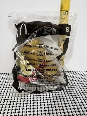 2006 McDonald's Happy Meal Toy Pirates of the Caribbean Skull Telescope NIP - Image 1 of 2