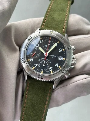 Vintage Eterna Eterna-Matic Airforce III Chronograph 39mm 674.8048.41 *SERVICED* - Image 1 of 4