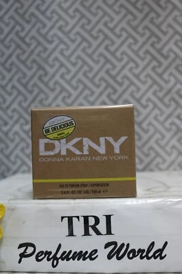 DKNY BE DELICIOUS Donna Karan New York Eau de Parfum Women Spray 3.4 oz. Sealed - Image 1 of 3
