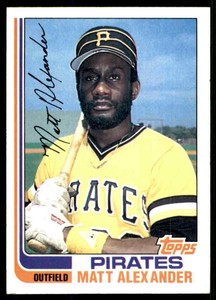 1982 Topps Matt Alexander #528