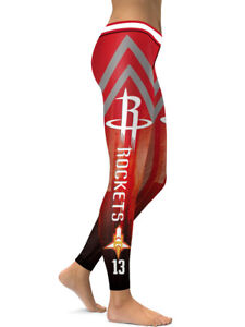 Houston Rockets Leggings Small-XXL (0-14) Basketball Womens Fan Gear Gift